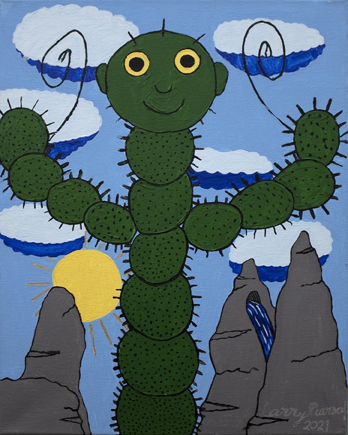 Cactus Standing Tall by Larry Pearsall