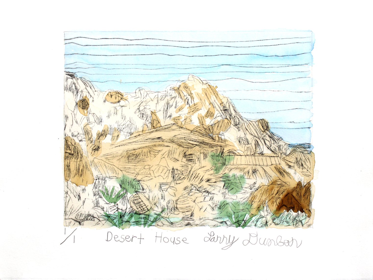 Desert House by Larry Dunbar