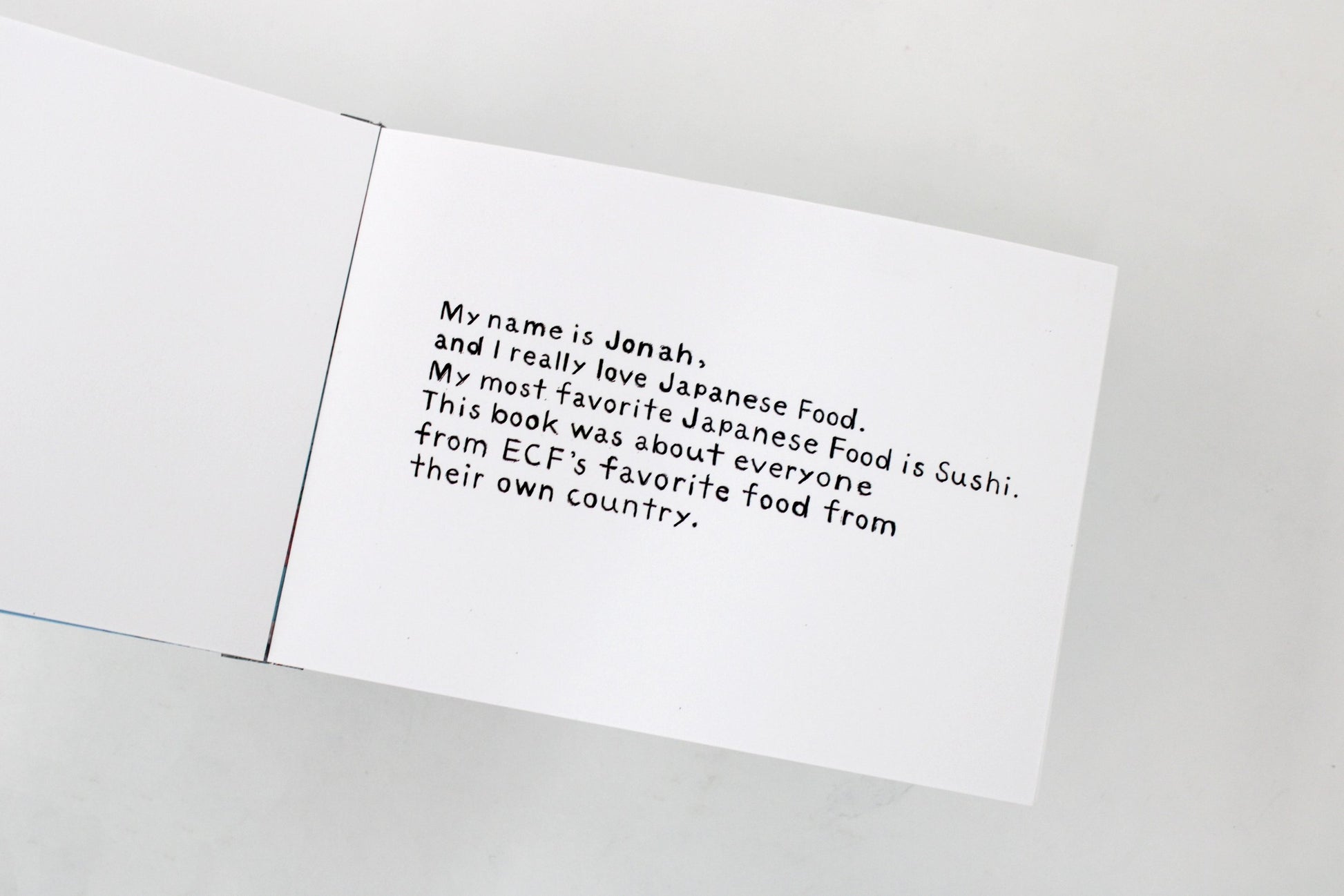 ECF Favorite Food Cookbook by Jonah Saleman