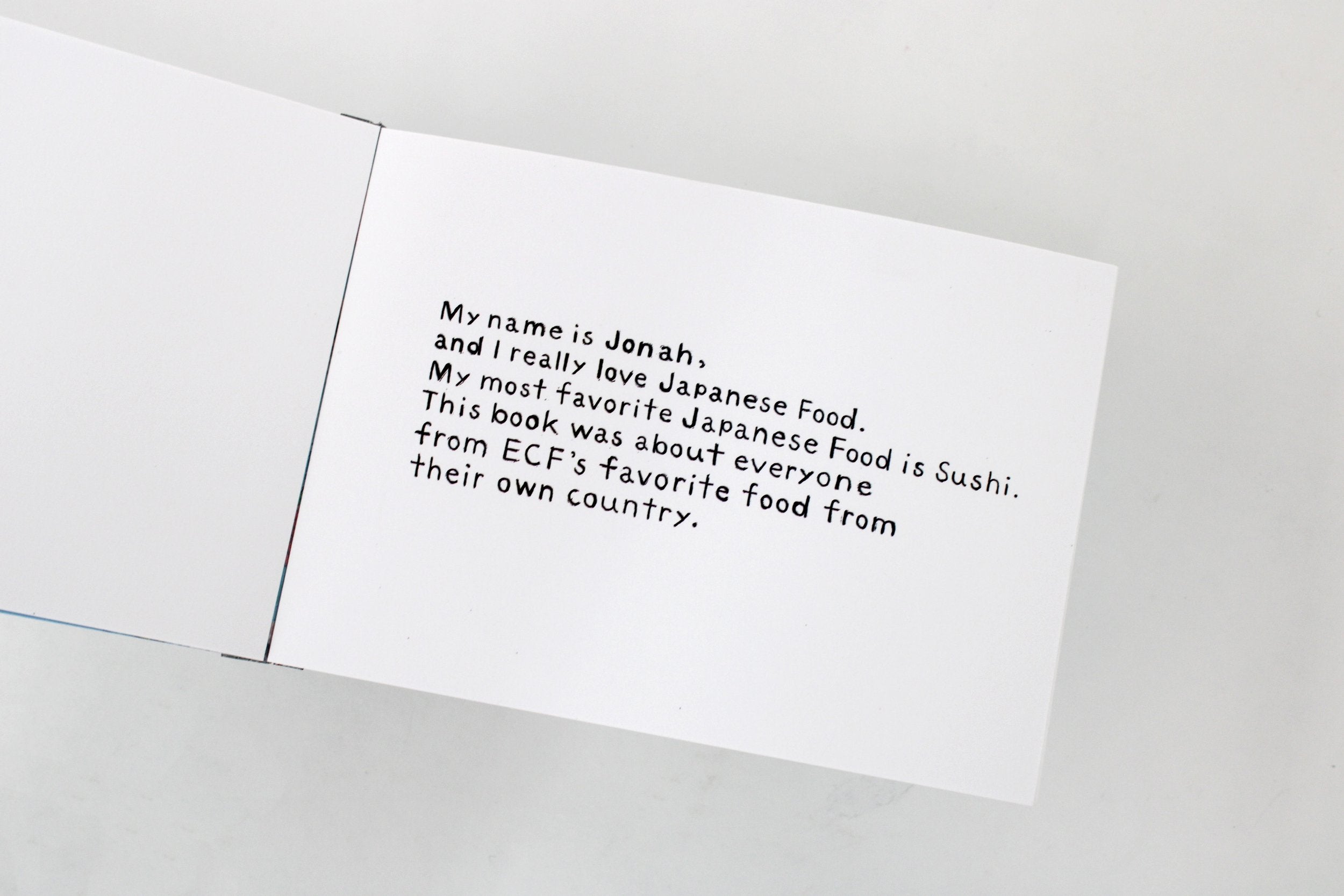 ECF Favorite Food Cookbook by Jonah Saleman