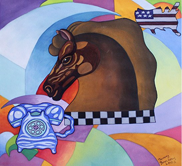 Equine Scene by Tammy Brackens
