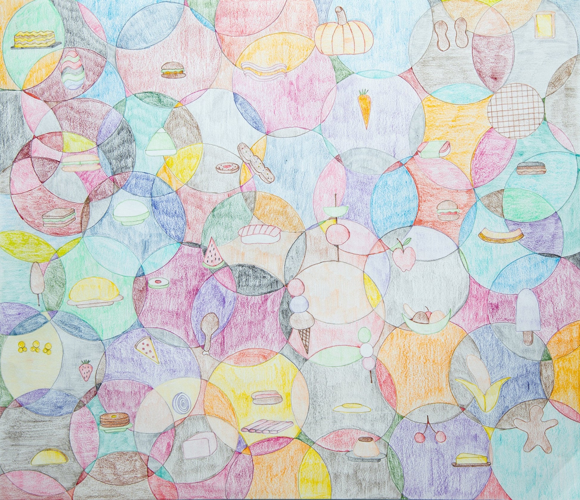 Food Floating in the Air by Kai Fukuyama