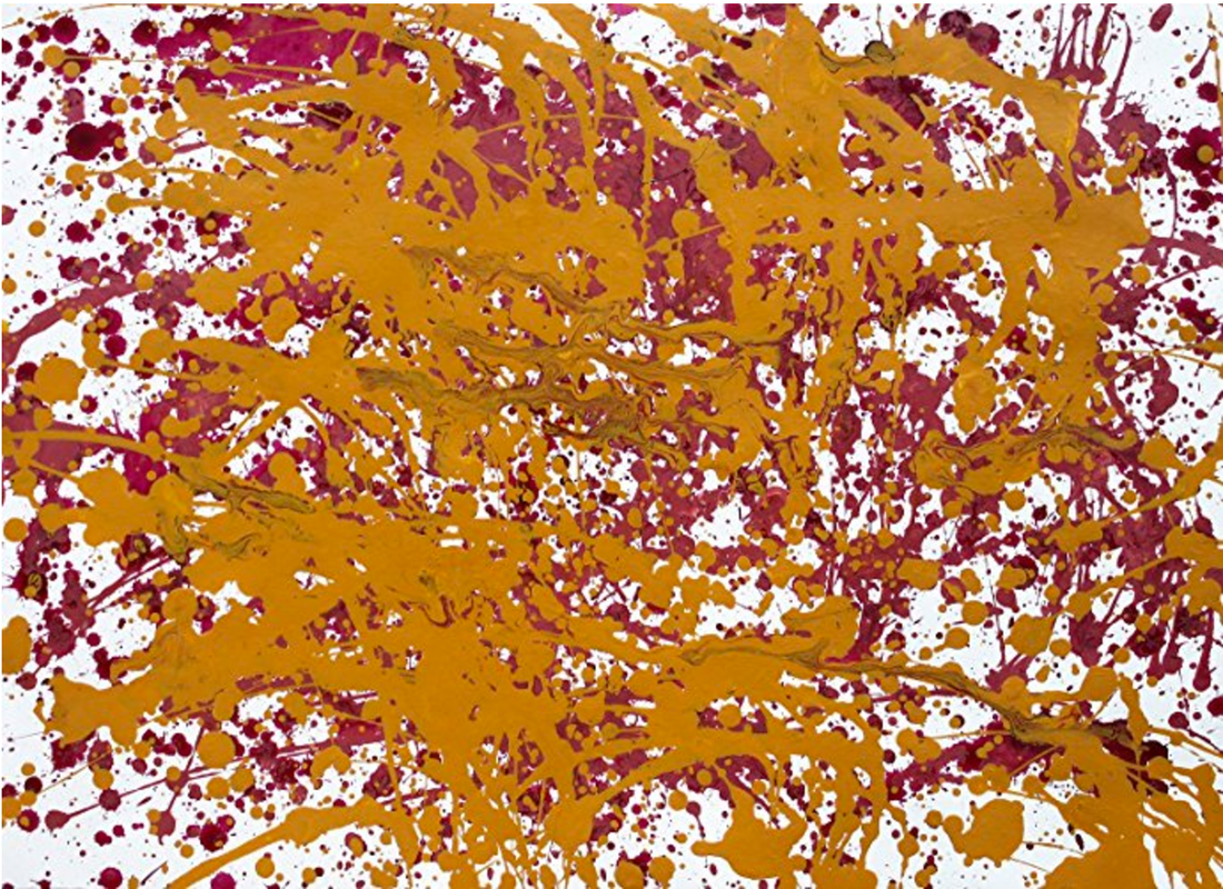 Freeflow: Orange, Magenta by Armando Saucedo