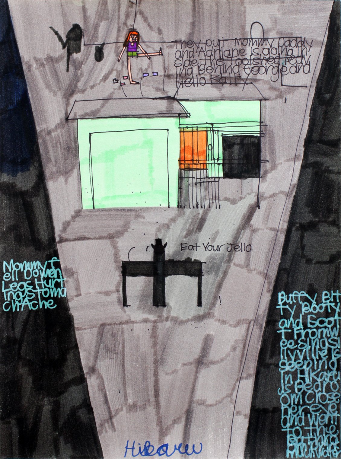 “Future Later Going with Buddies onto Italy in the Earthquake (Daphne is Going Up in the Air)” by Hikaru Fong