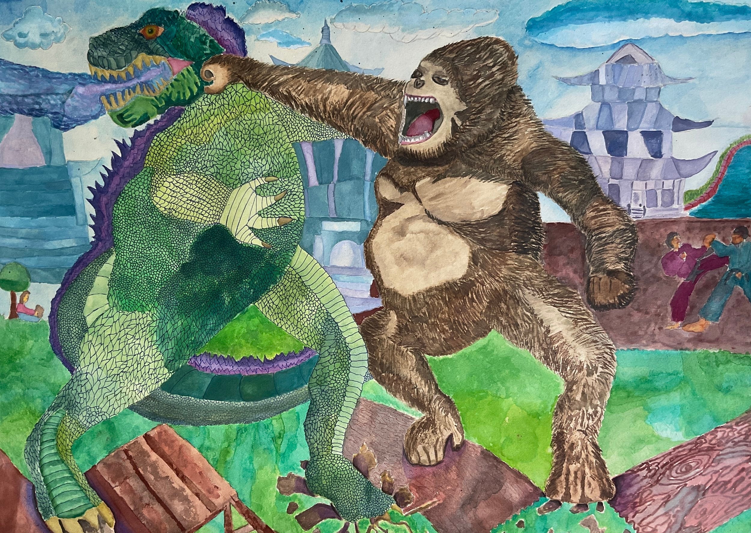 “Godzilla Destroyer” by Victor Prieto