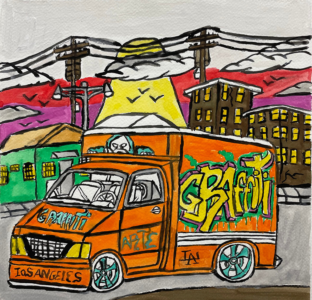 Graffiti Truck by Jose Zamora