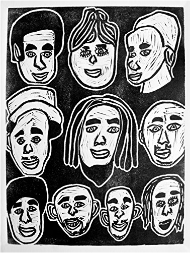 Group Of Ten, black and white by Ricardo Villareal