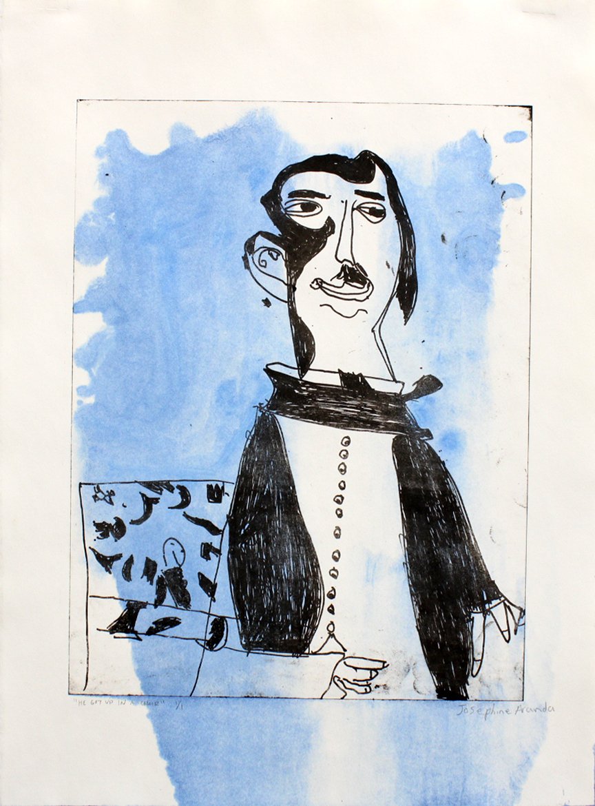 “He Got Up in a Chair” by Josie Aranda