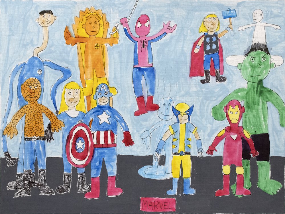 Marvel Superheros by Brendan Tury