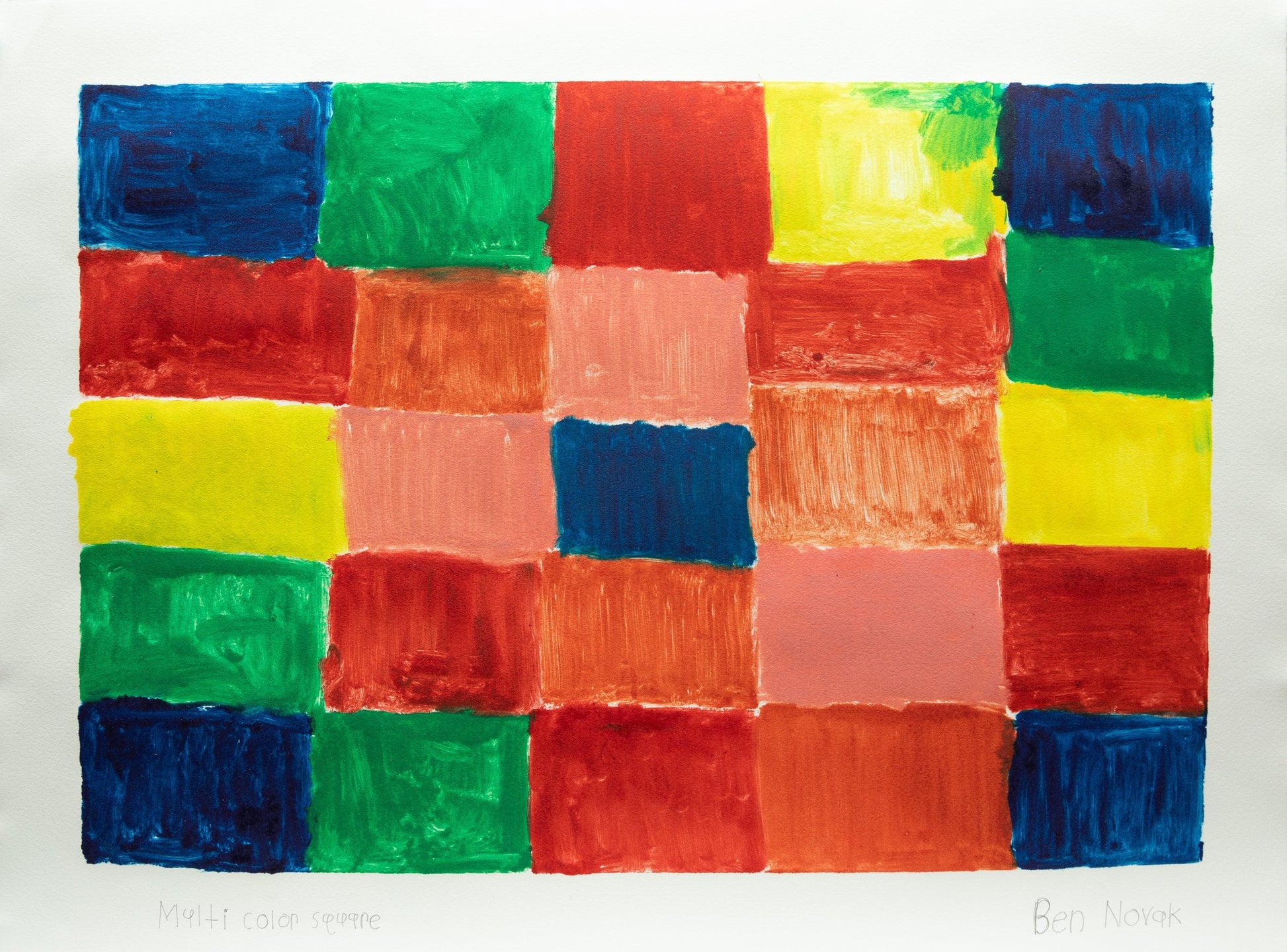 Multi Color Square by Ben Novak