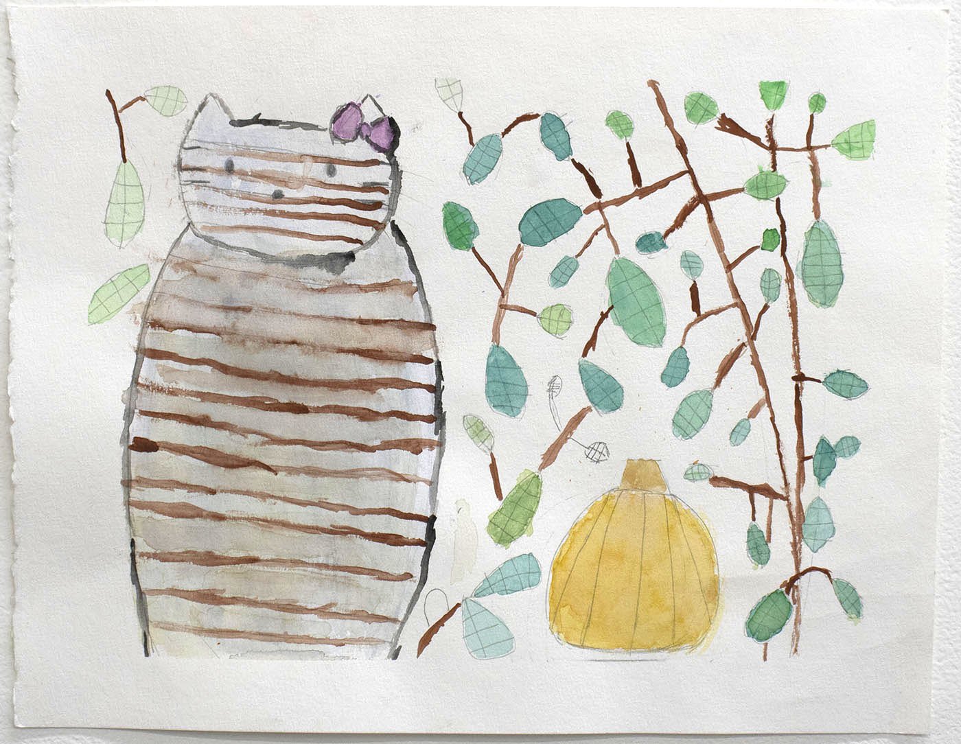 Mummy Cat by Camille Chang