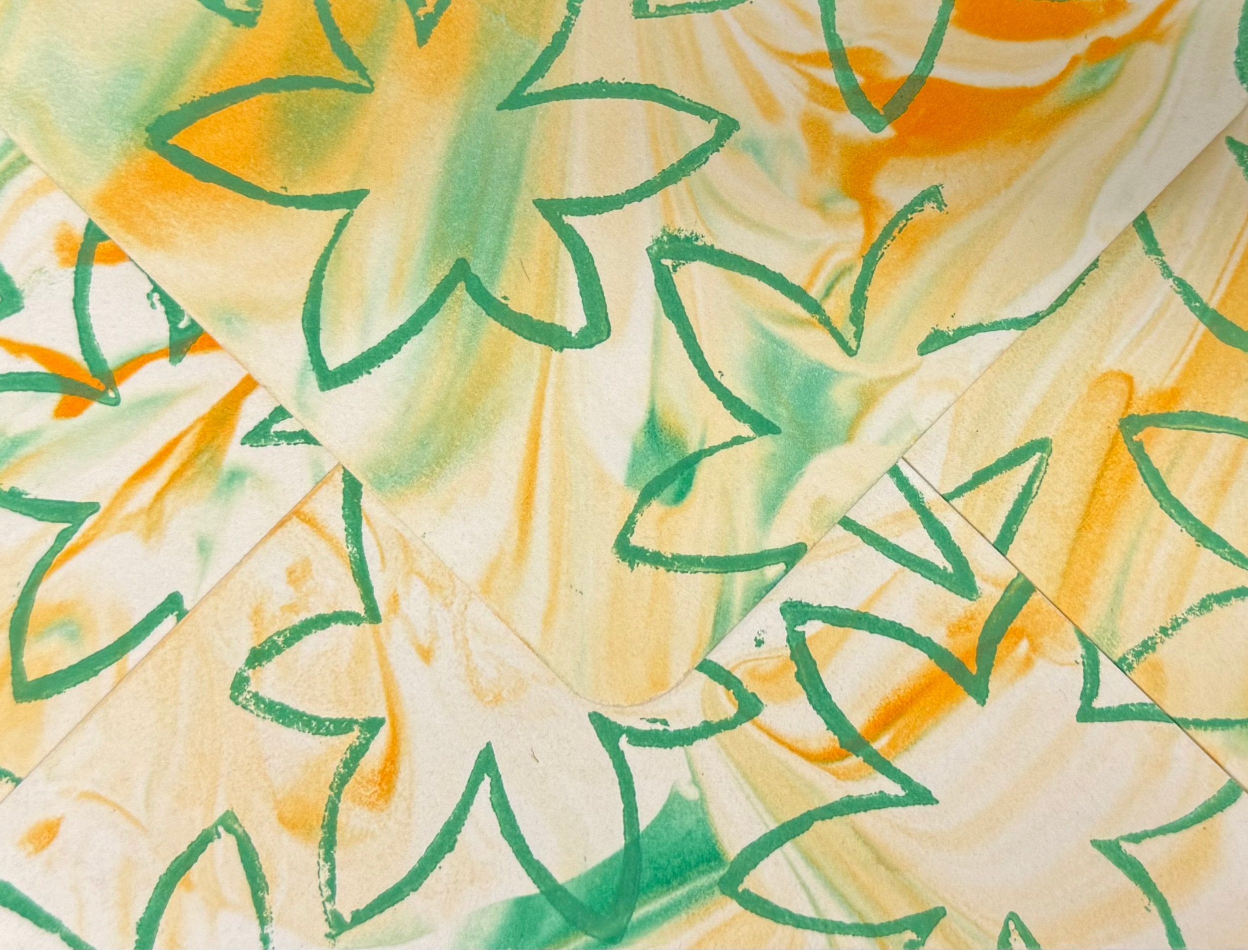 Printed Greeting Card and Envelope-1 by Cesar Rodriguez