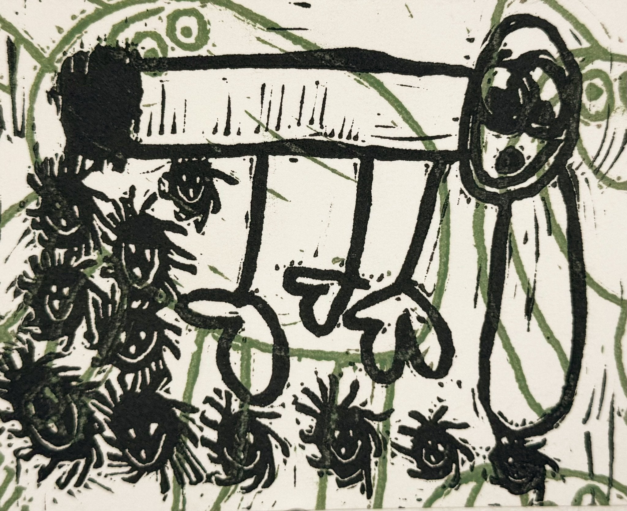 Printed Greeting Card and Envelope-2 by Cesar Rodriguez