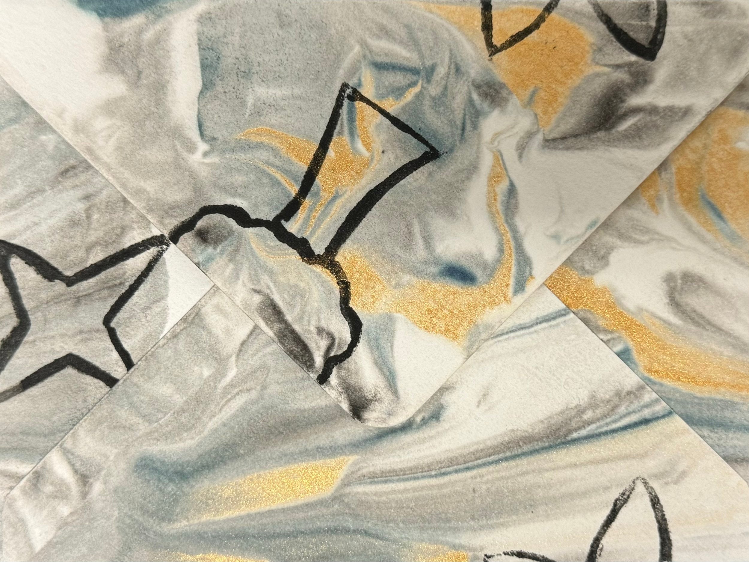 Printed Greeting Card and Envelope-2 by Cesar Rodriguez