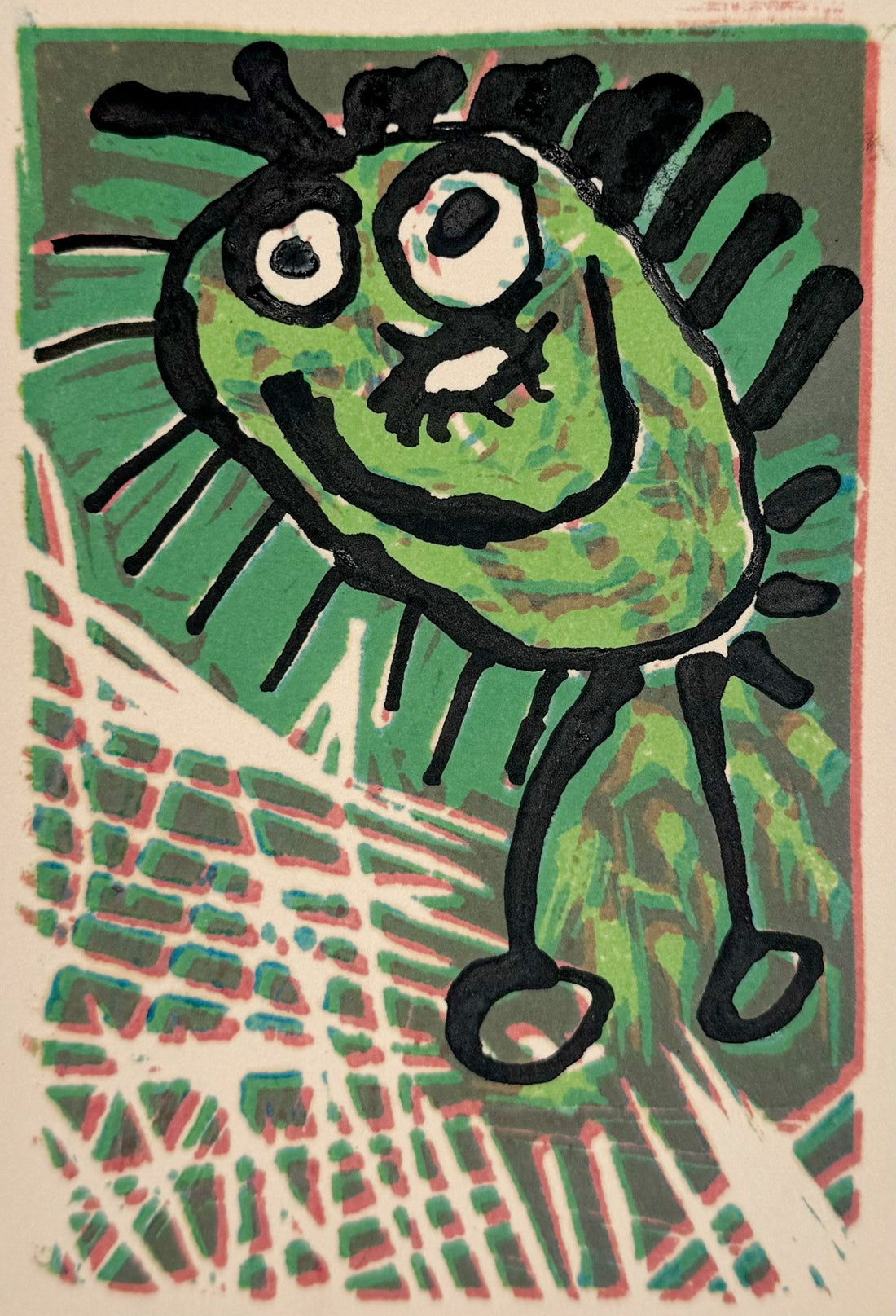 Printed Postcard-1 by Cesar Rodriguez