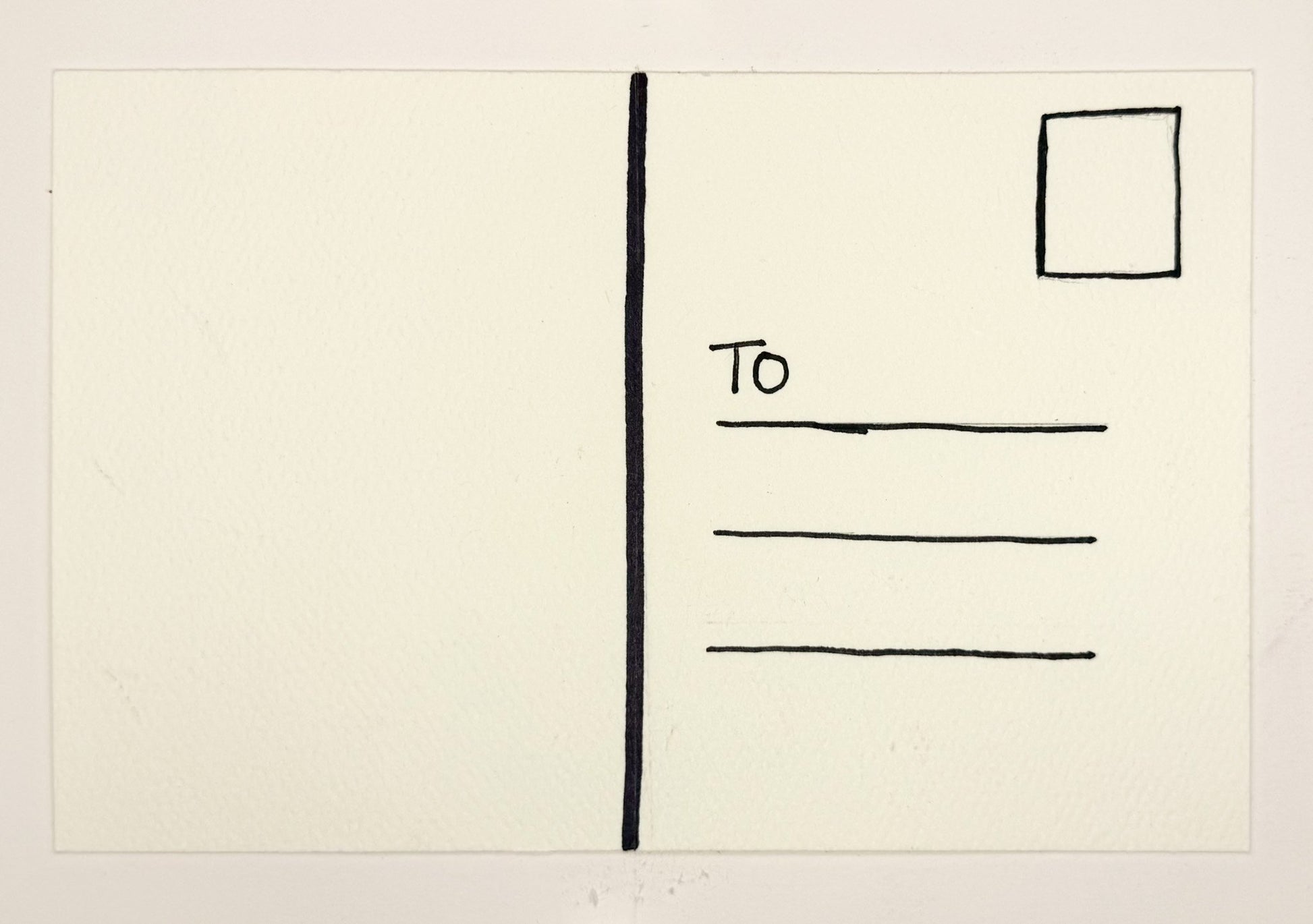 Printed Postcard-2 by Cesar Rodriguez