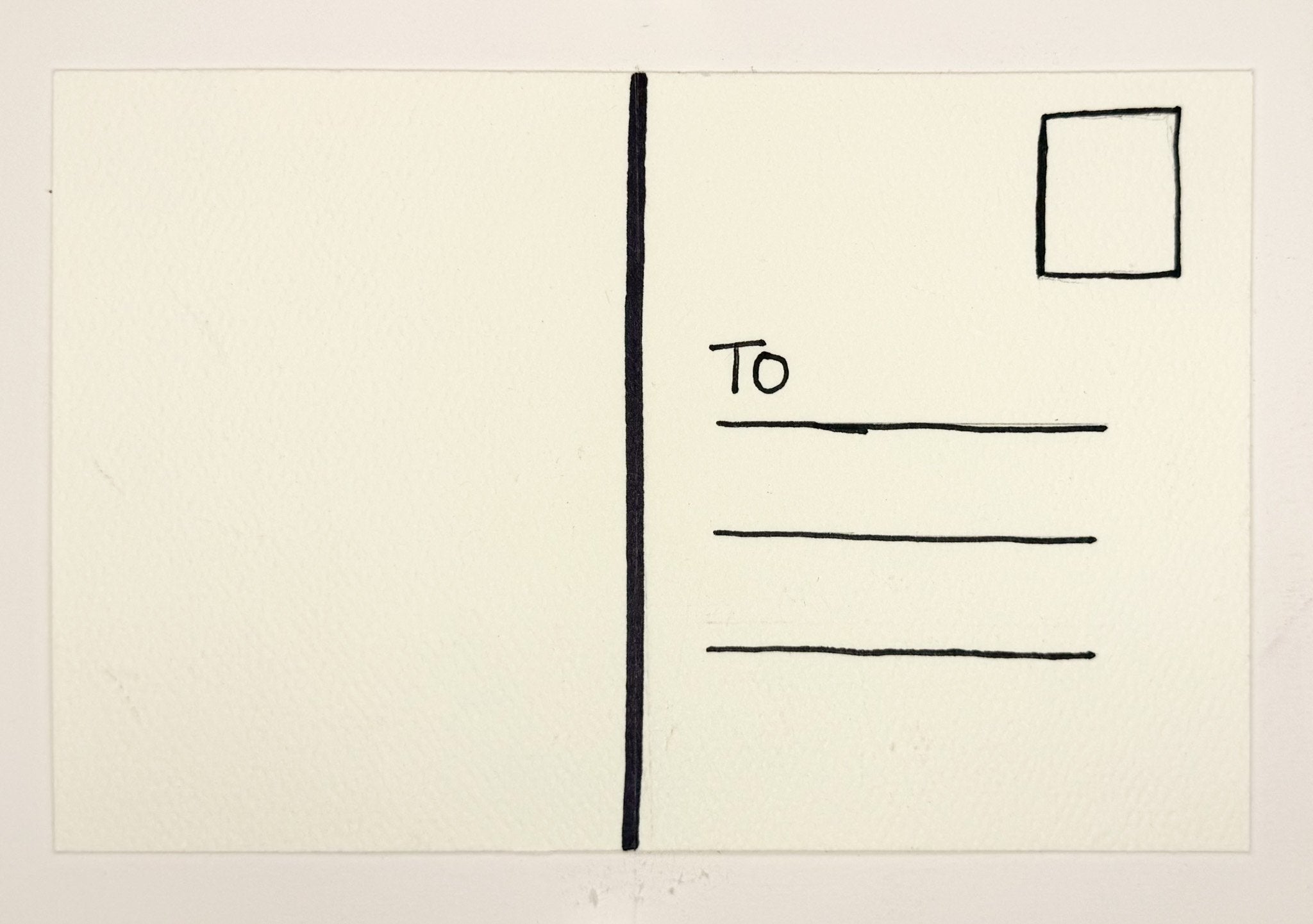 Printed Postcard-2 by Cesar Rodriguez