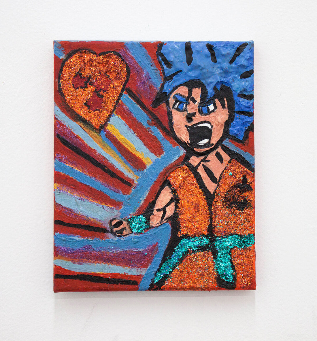 Red and Blue Universe by Jalessa Diaz