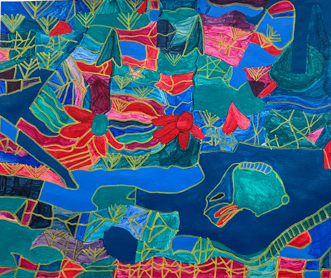 Red Flowers by Juana Baltazar