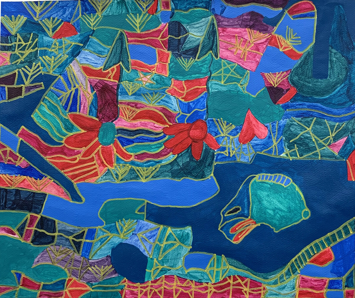 Red Flowers by Juana Baltazar