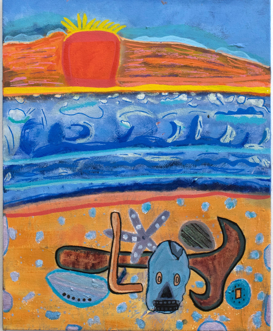 Remnants of Stuff of the Past As Multiple Stuff on the Beach by Aaryn Maes