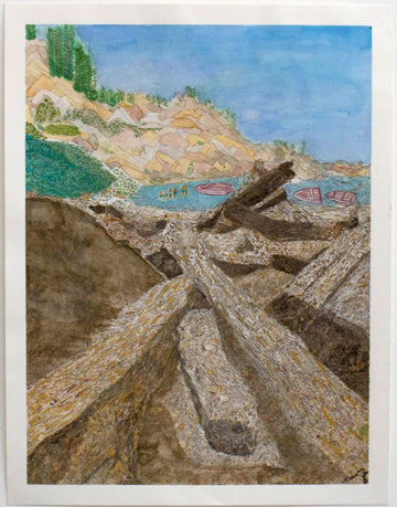 Rock Beach by Tony Brown