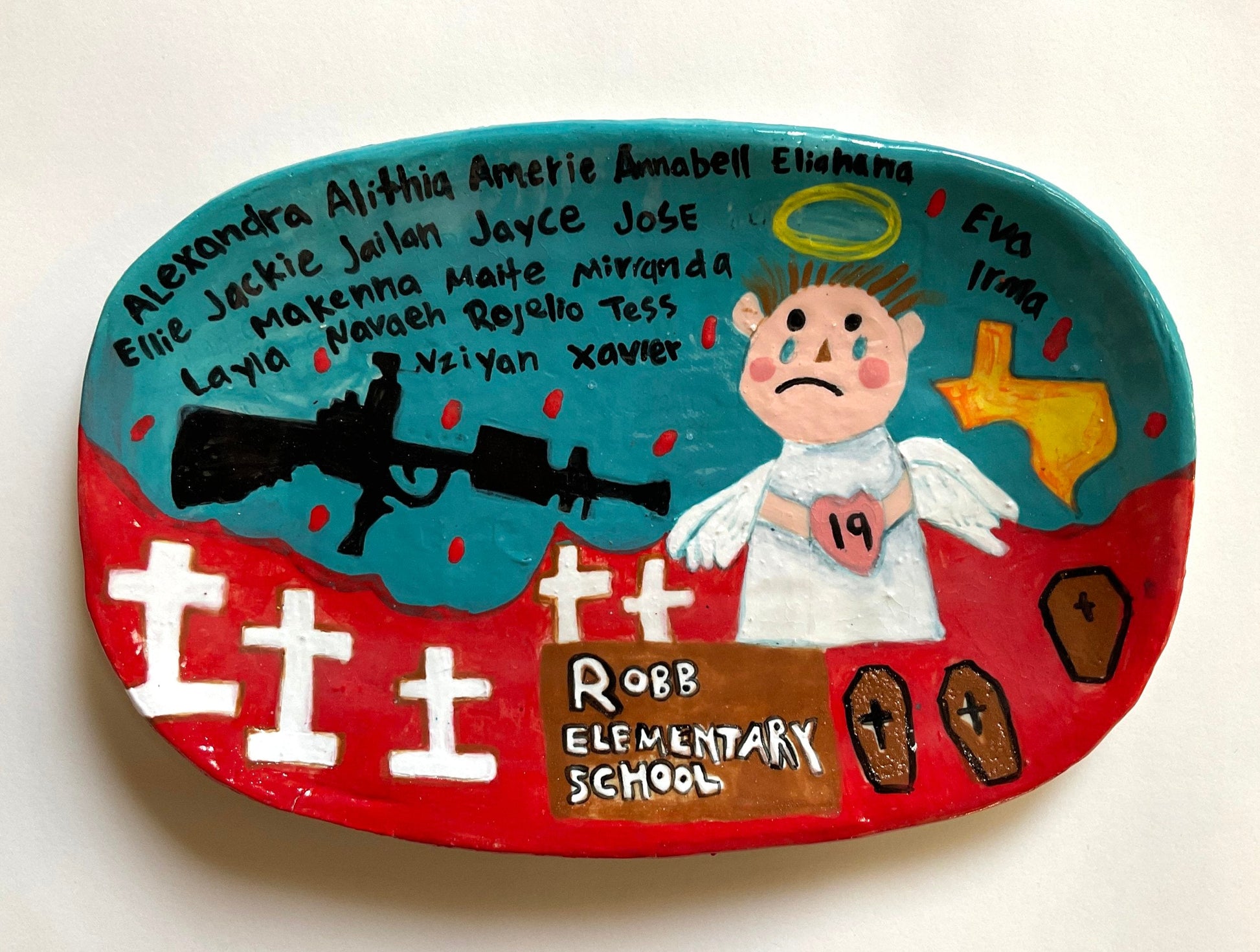 School Shooting Tray by Sebastian Campos