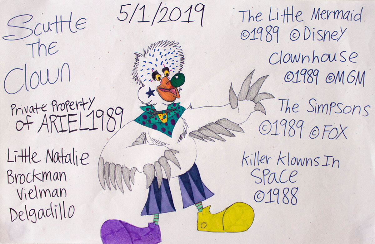 Scuttle the Clown by Natalie Delgadillo