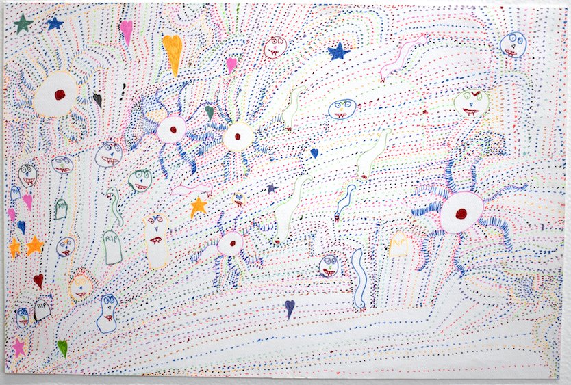 Snakes and Monsters and Scary Faces with Spiders with Polkadots with Hearts and Stars with Ghosts with Tombstones by Thomas Sedgwick