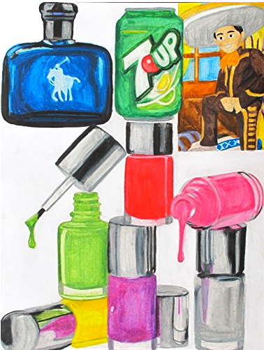 Still Life with Nail Polish by Heidi Dong