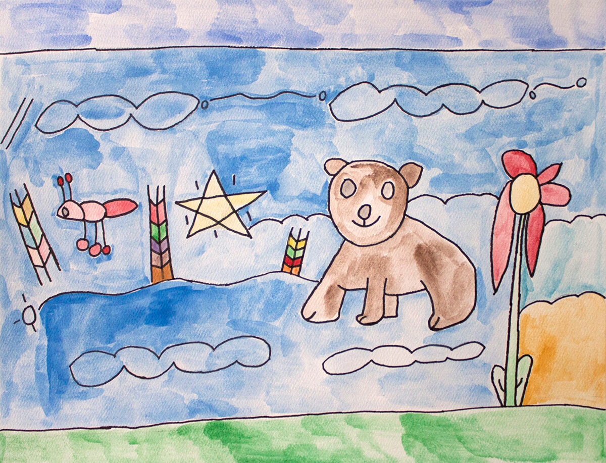 The ant is in the bear by Juana Baltazar