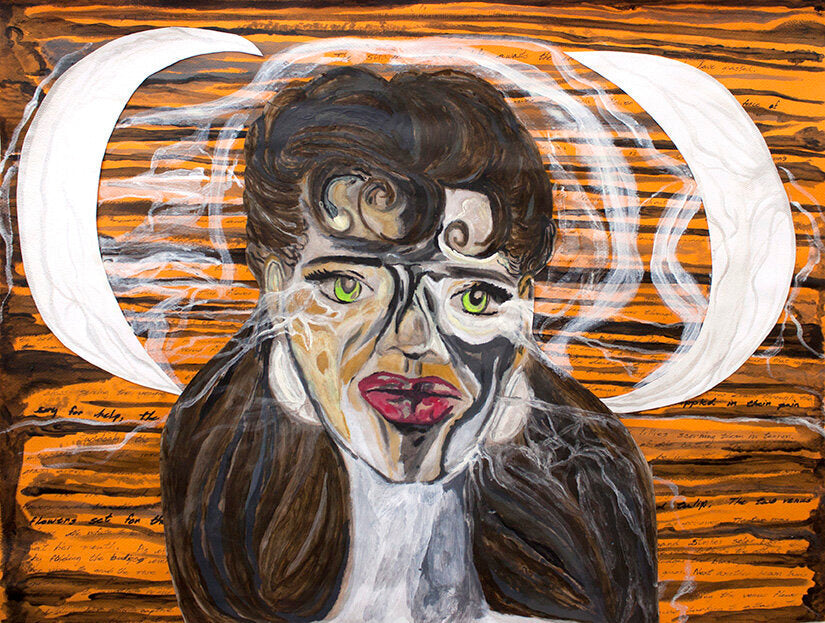 The Invasion of the white flower by David Heard