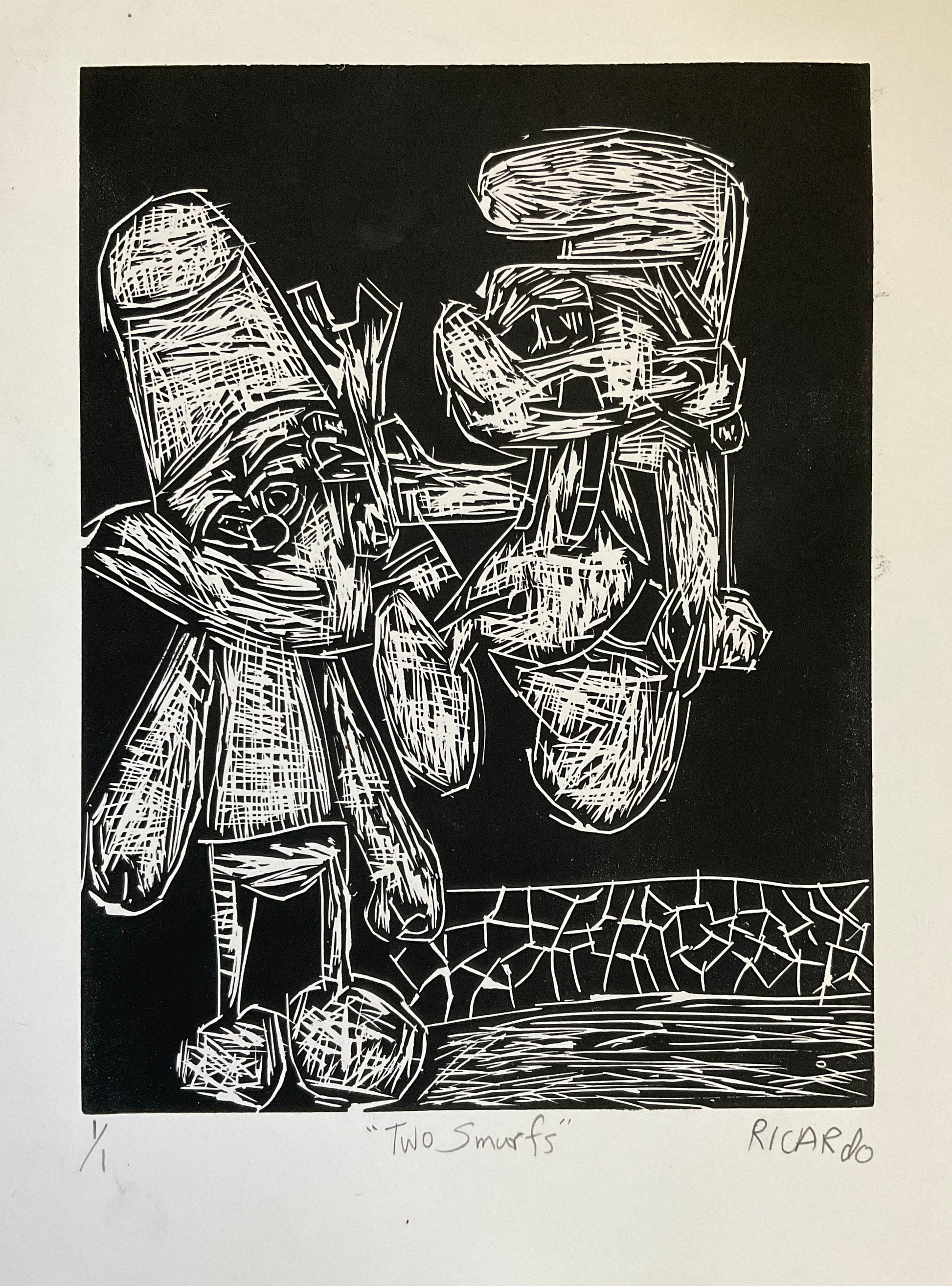 “Two Smurfs” by Ricardo Lopez