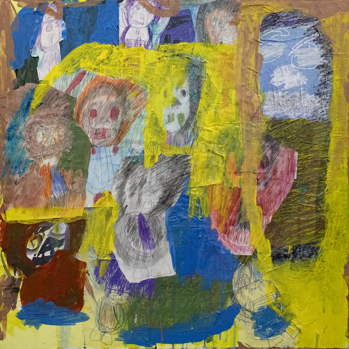 Untitled (Abstract Characters) by Shaka Gaston