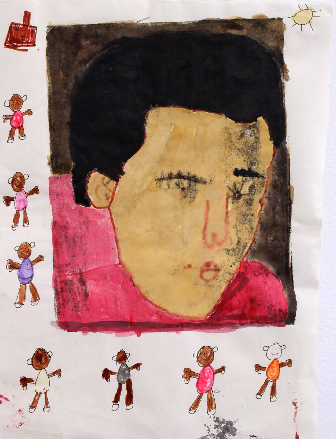 Untitled (Abstract Portrait) by Maribel Perez