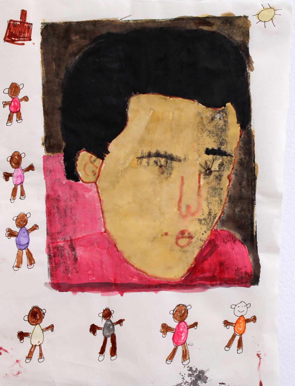 Untitled (Abstract Portrait) by Maribel Perez