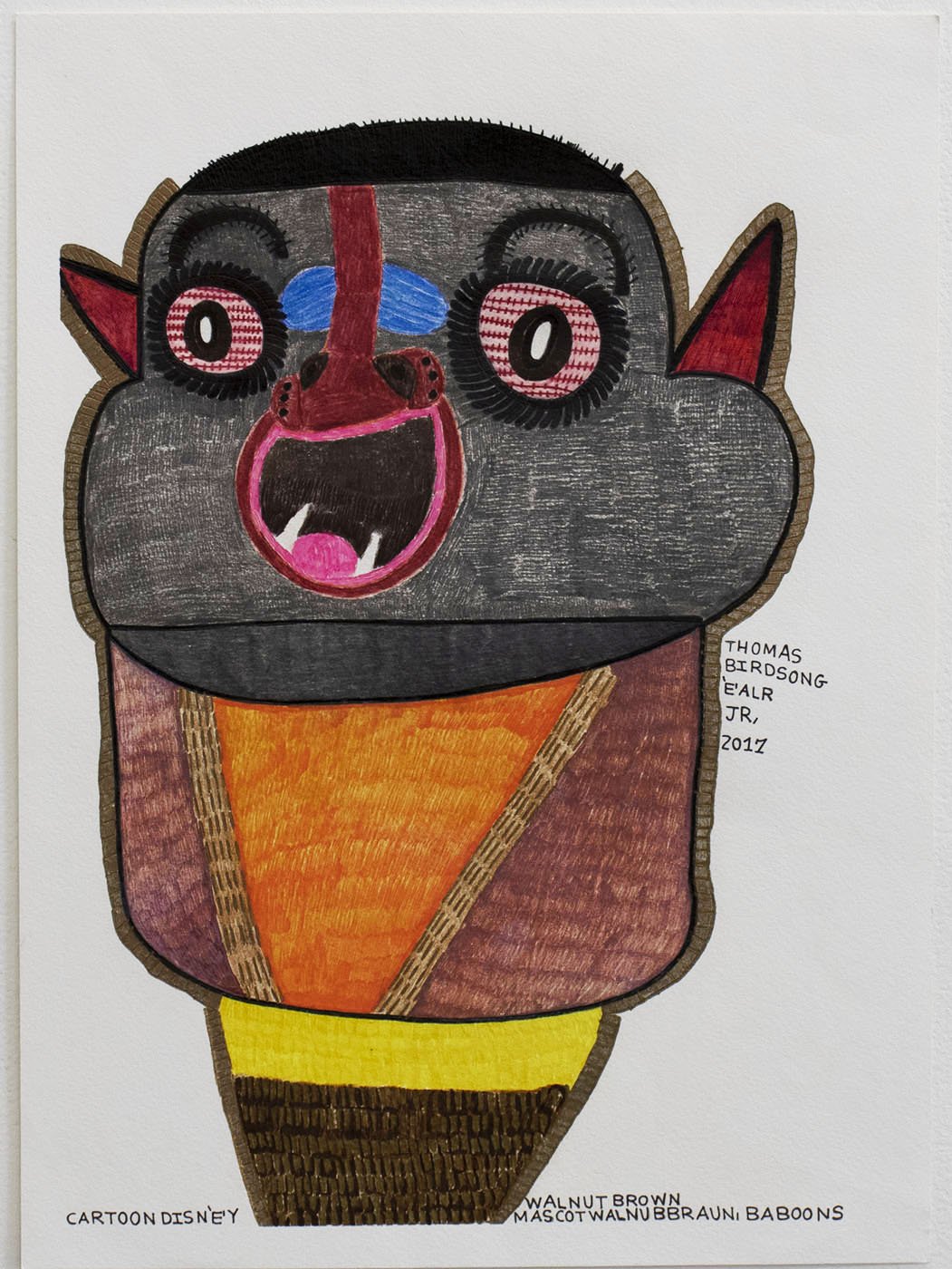 Untitled (Baboon Character) by Thomas Birdsong