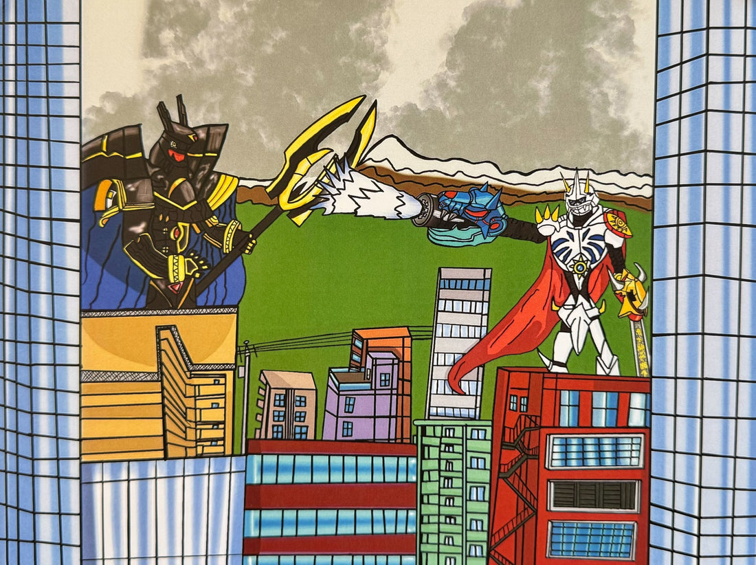 Untitled (Battle In City) by James Roman