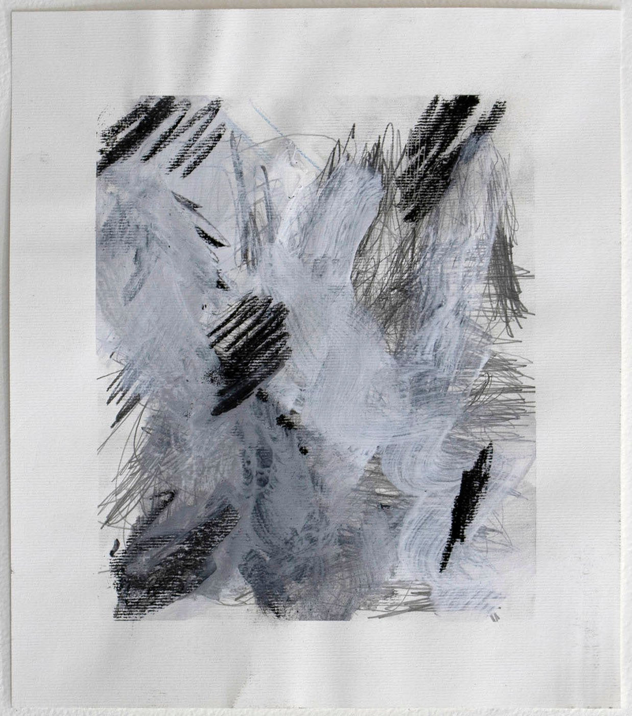 Untitled (Black & White Drawing) by Lara Patt