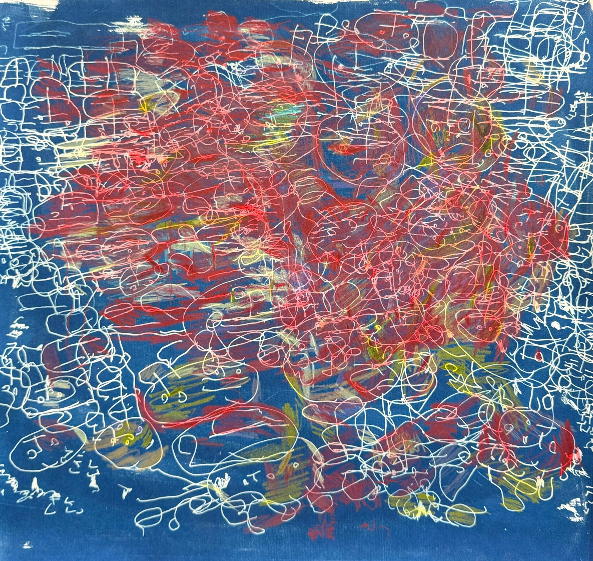 Untitled (Blue Backround) by Koun Lee