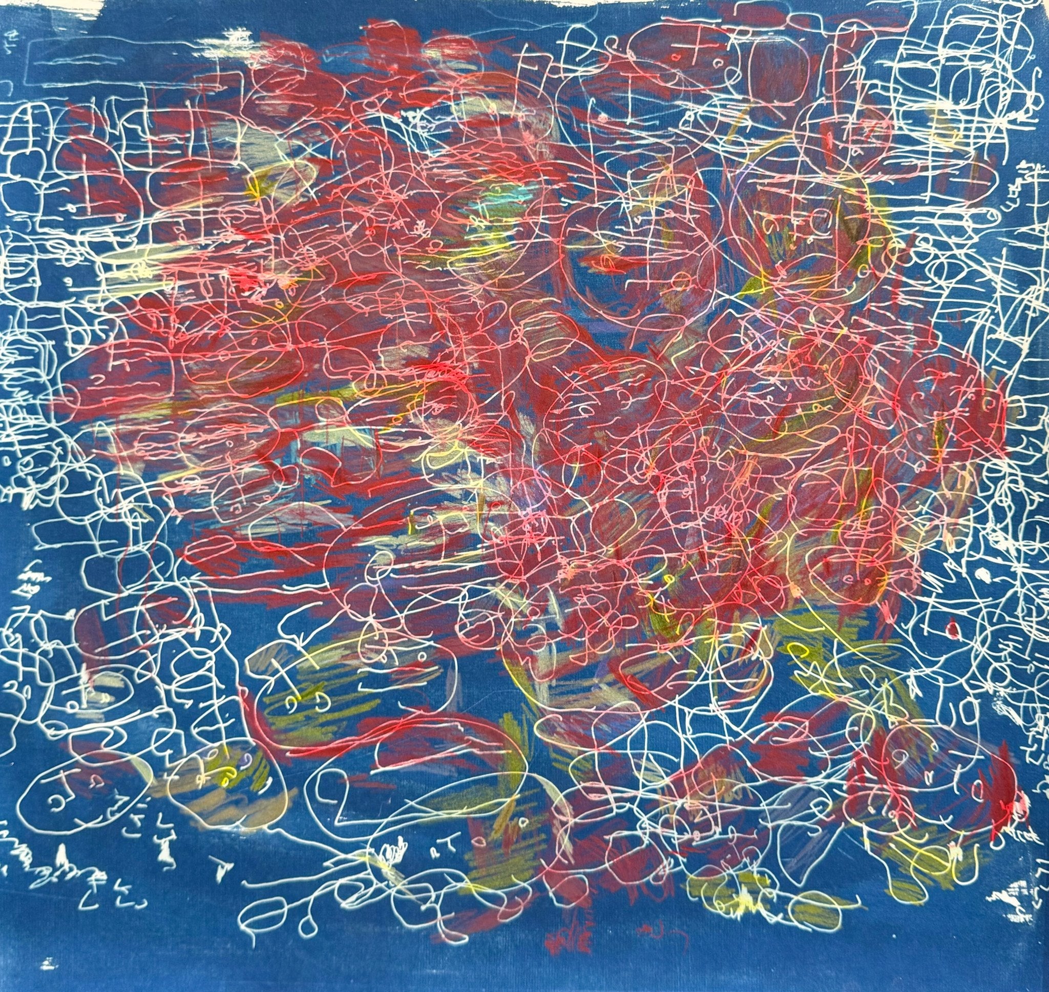 Untitled (Blue Backround) by Koun Lee