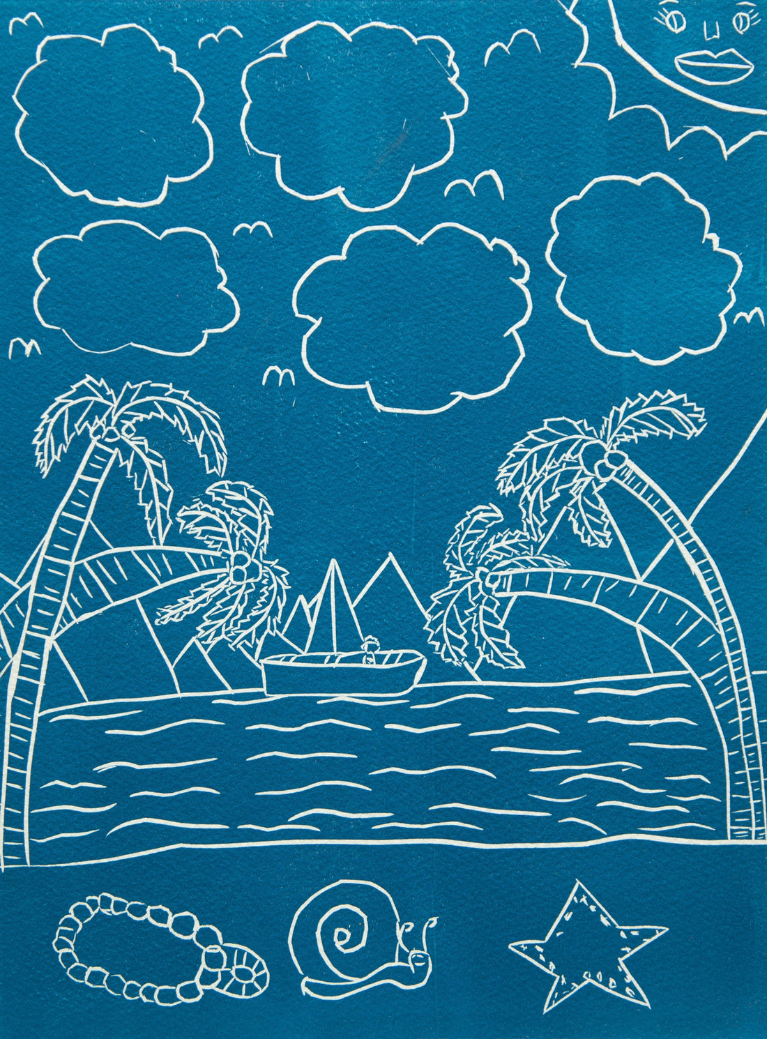 Untitled (Blue Print) by Shelima King