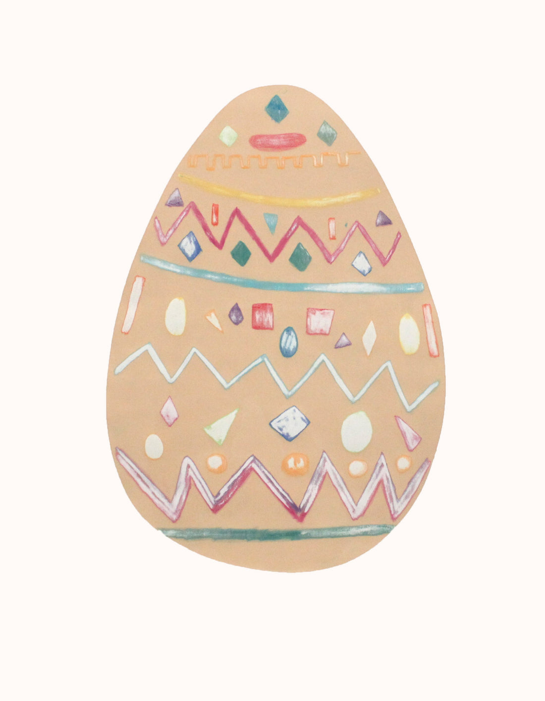 Untitled (Brown Oval) by Stephen Hollyfield