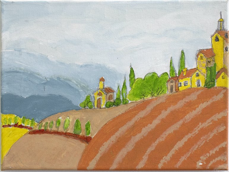 Untitled (Buildings Landscape) by Christina Yoo