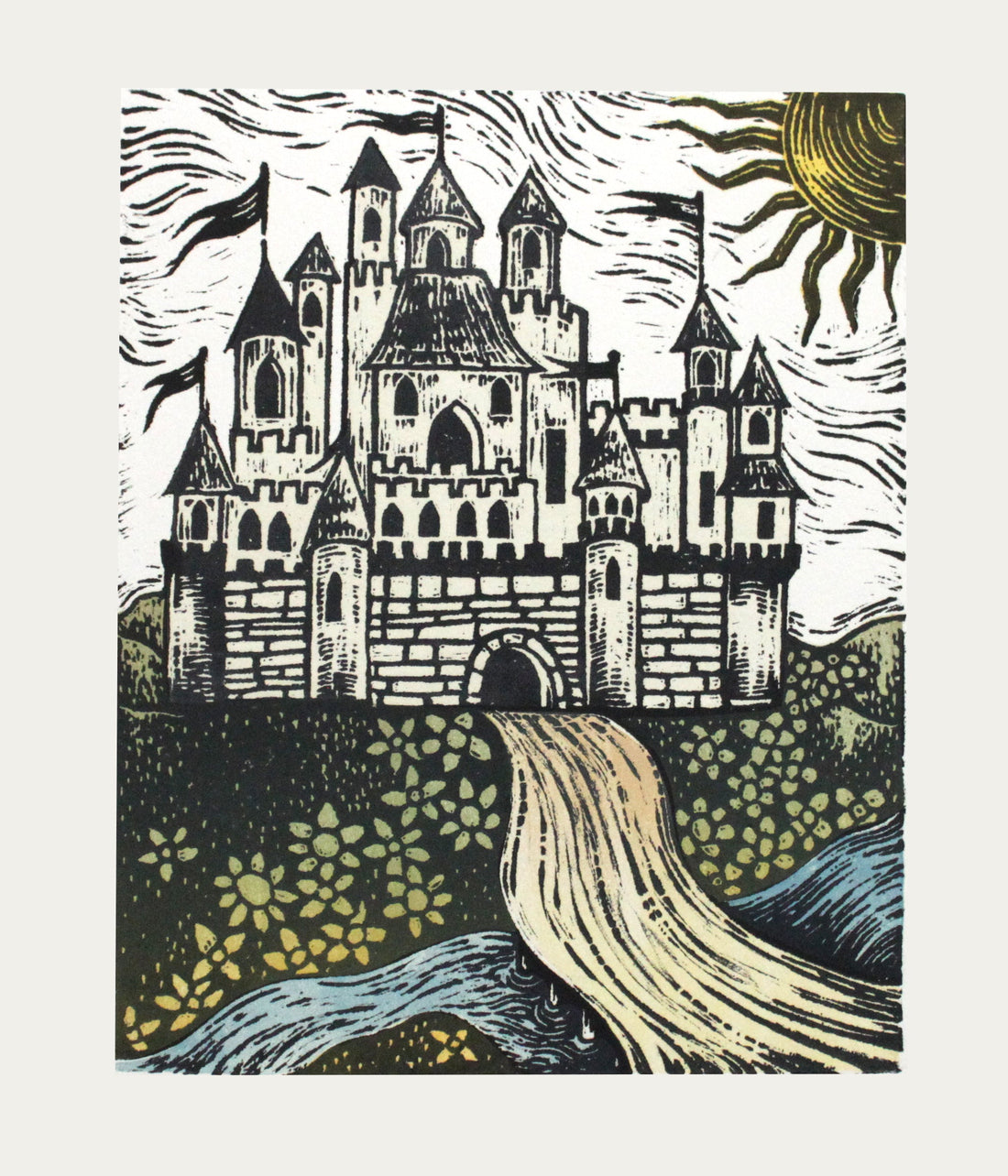 Untitled (Castle Print) by Alejandro Diaz