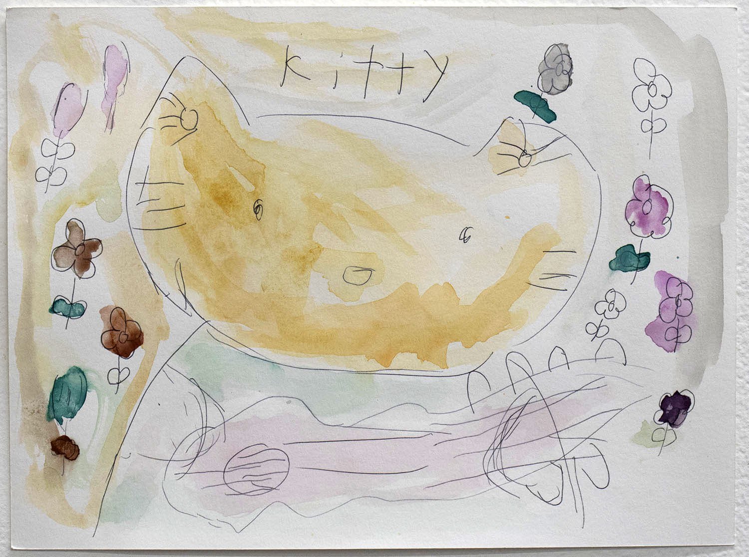 Untitled (Cat Character) by Camille Chang