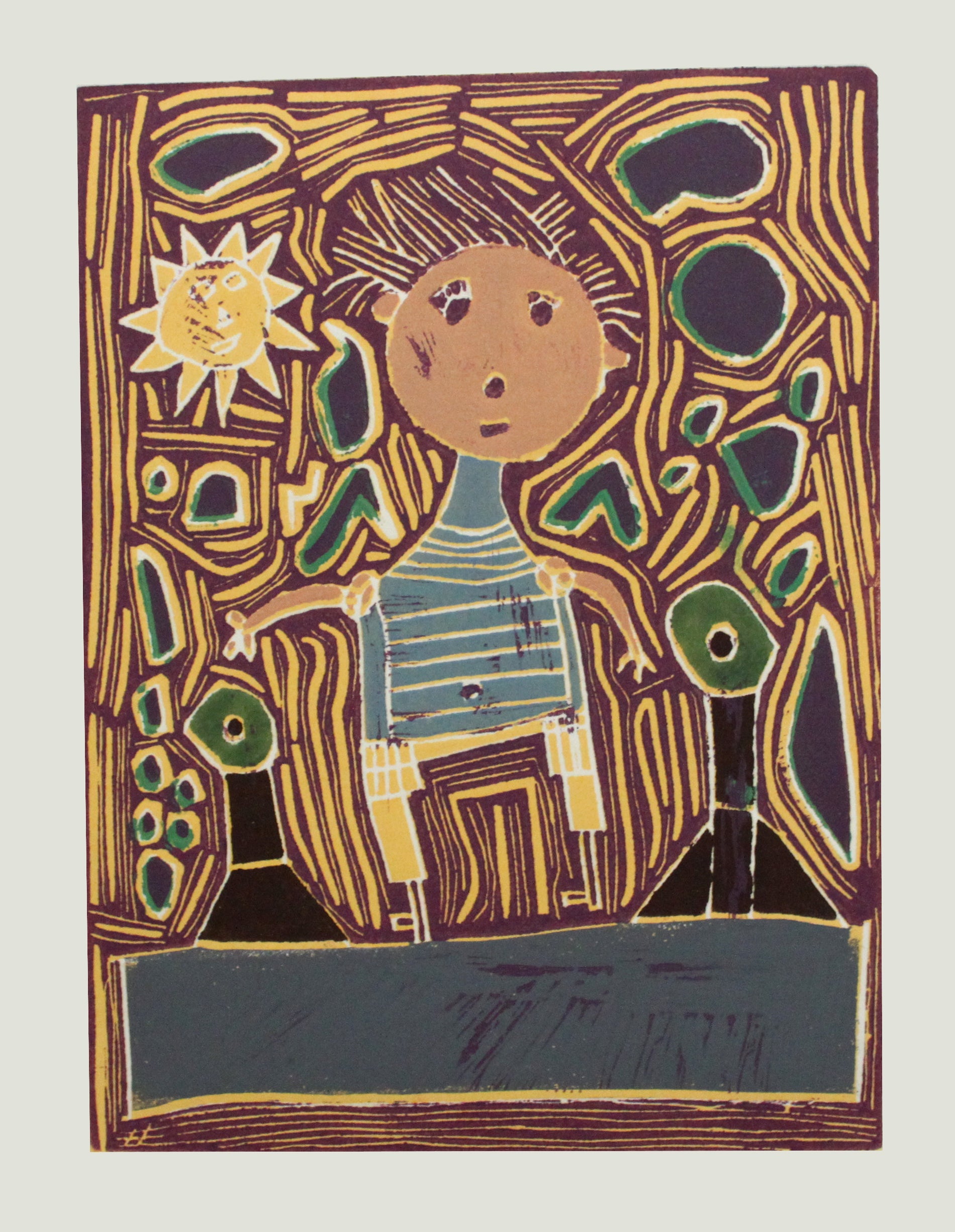 Untitled (Character And Sun) by Sebastian Campos