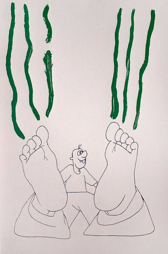 Untitled (Character Feet) by Natalie Delgadillo
