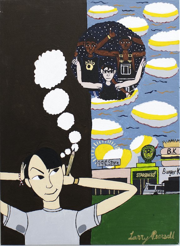 Untitled (Character Thinking) by Larry Pearsall