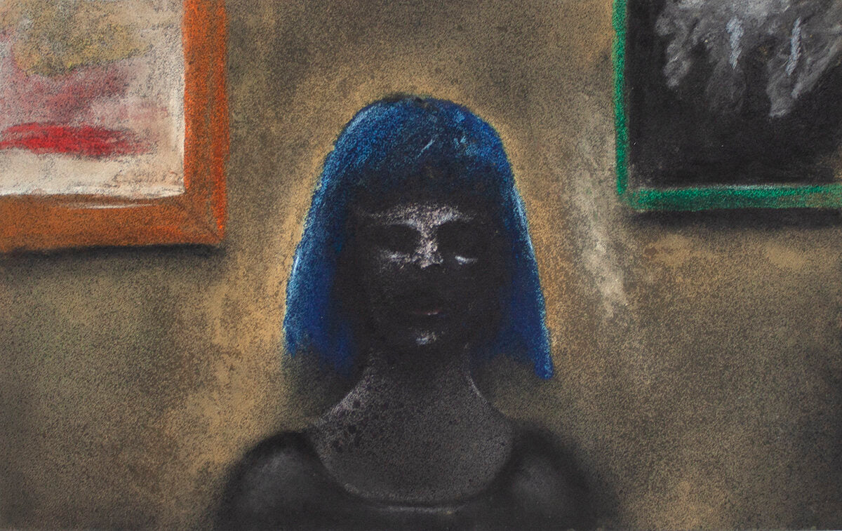 Untitled (Character With Blue Hair) by David Kreiger